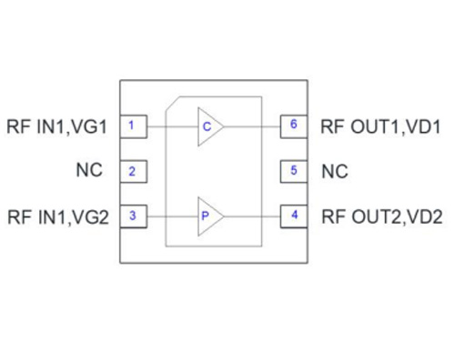 ARF1104 3.4-3.6GHz 100W Doherty Power Amplifier